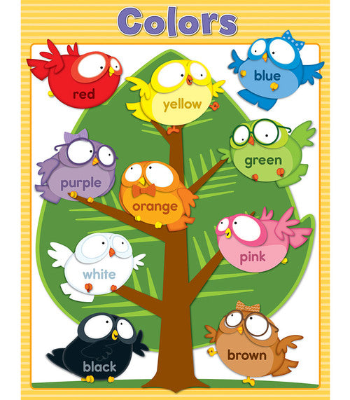Owl Pals Colors Chart Grade PK-1