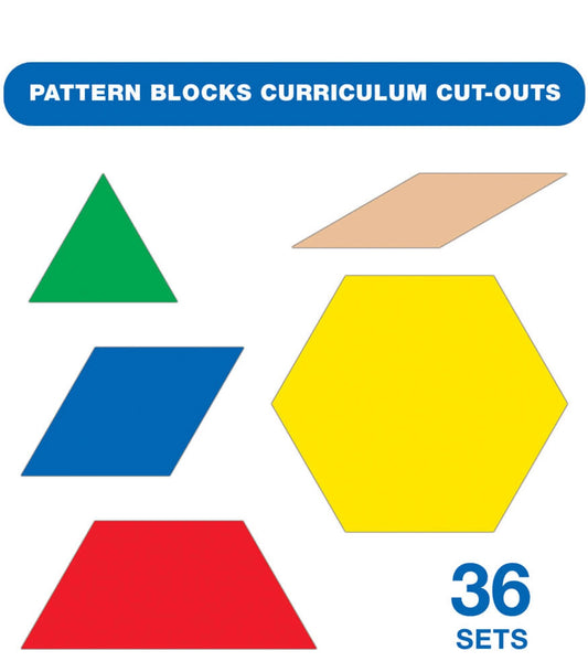 Pattern Blocks Curriculum Cutouts Grade K-3