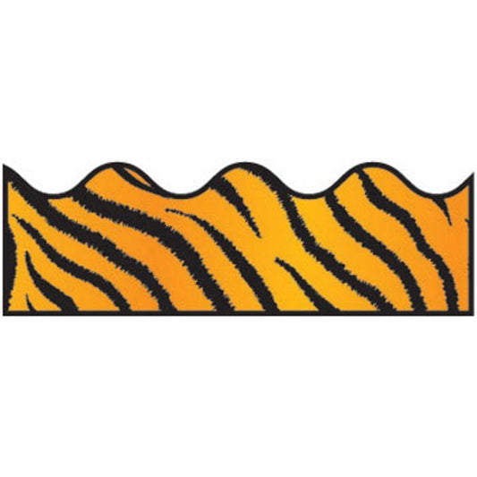 Tiger Print - Scalloped Border