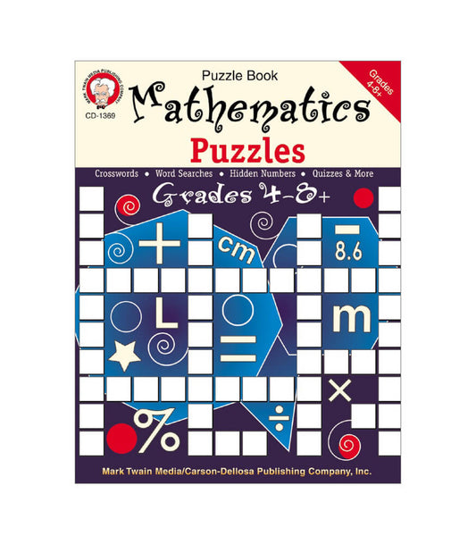 Mathematics Puzzles Resource Book Grade 4-12 Paperback