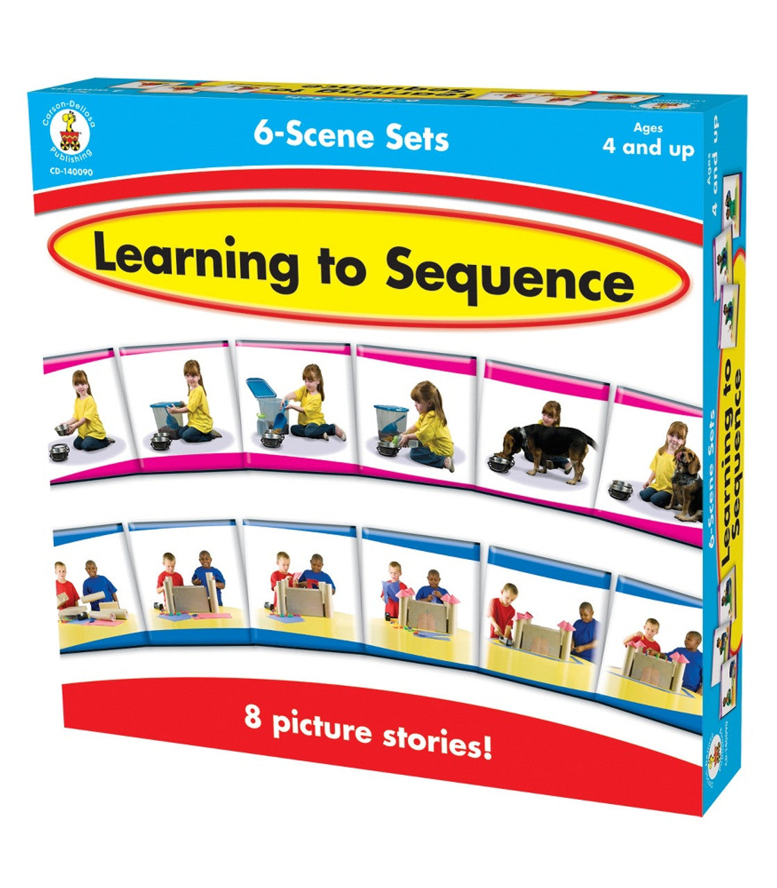 Learning to Sequence 6-Scene Board Game Grade PK-1