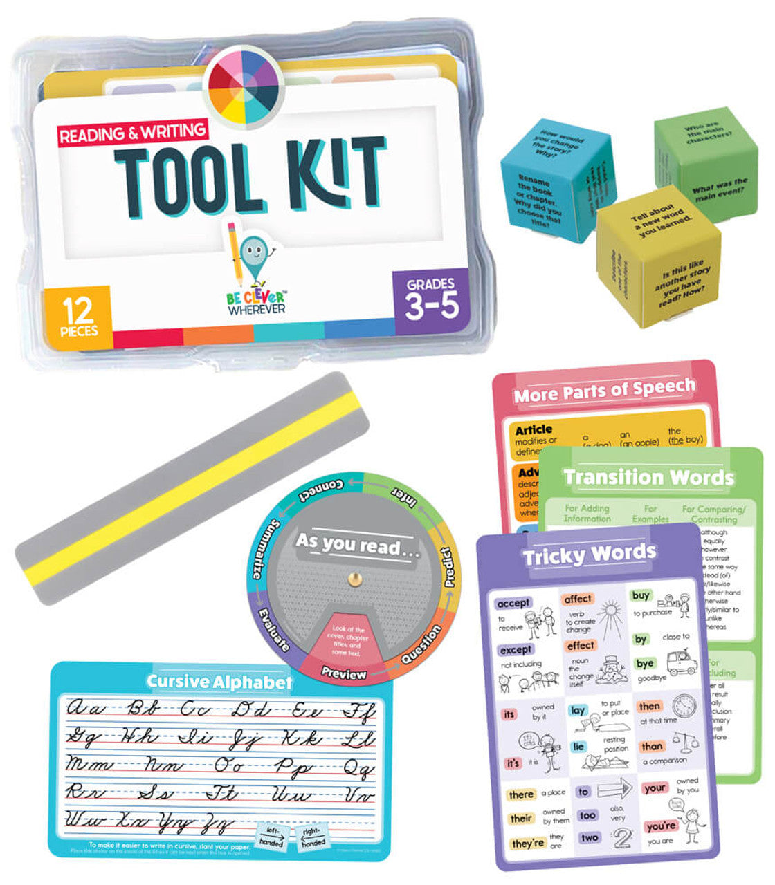 Reading Help Tools Reading & Writing Tool Kit Manipulative Grade 3-5 – The Teacher's Store