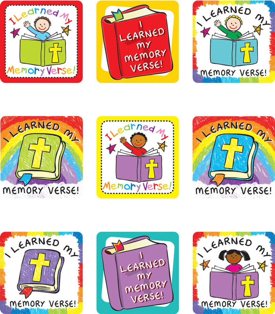 I Learned My Memory Verse Sticker Pack