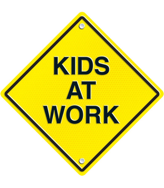 Kids at Work Two-Sided Decoration