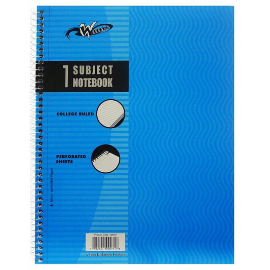 1 Subject Notebooks