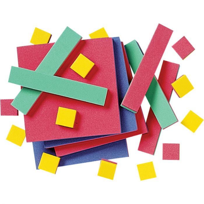 Algebra Tiles, Foam, 35 pieces – The Teacher's Store