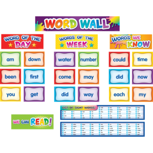 First 100 Sight Words Pocket Chart Cards Pre K-2