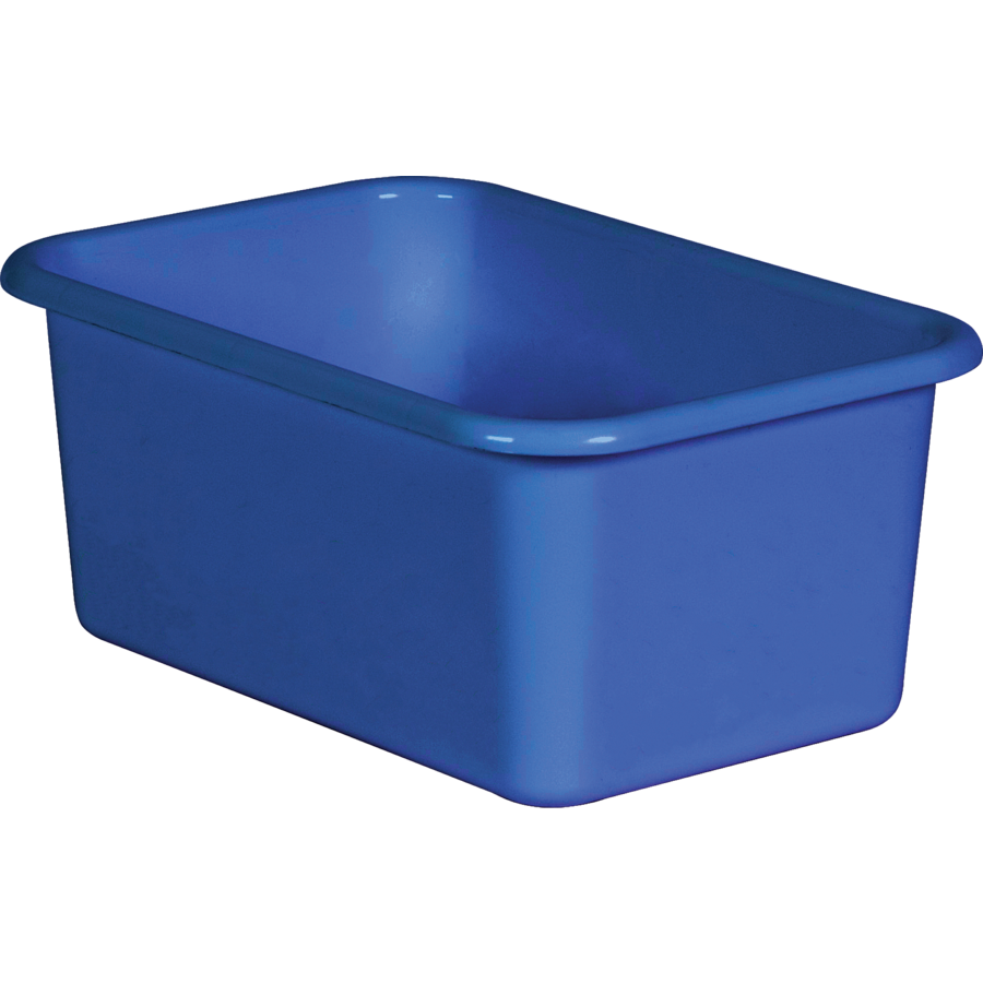 Blue Small Plastic Storage Bin