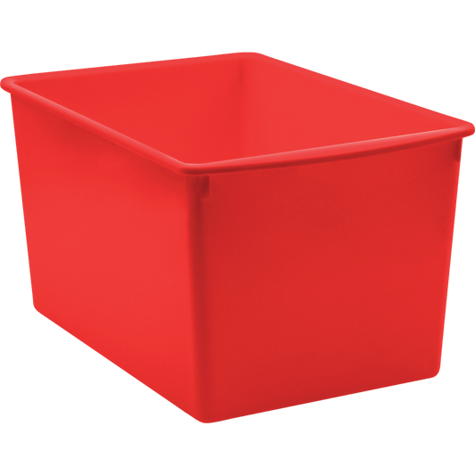 Red Plastic Multi-Purpose Bin