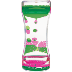 Pink & Green Liquid Motion Bubbler