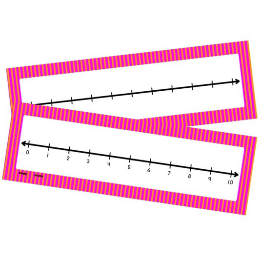 Student Number Lines 0-10, set of 10