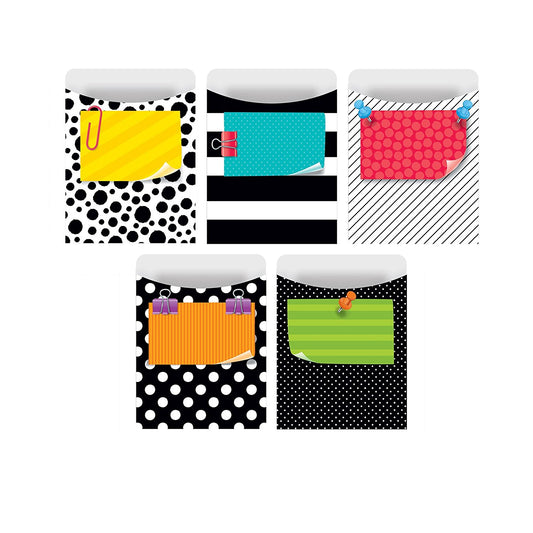 Bold & Bright Library Pockets