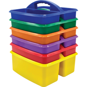 Green Plastic Storage Caddies