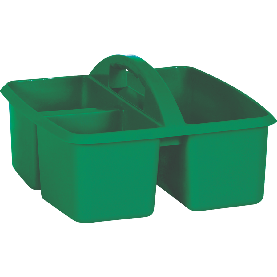 Green Plastic Storage Caddies