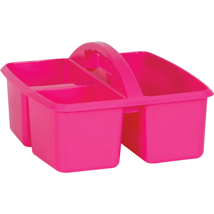 Pink Plastic Storage Caddies