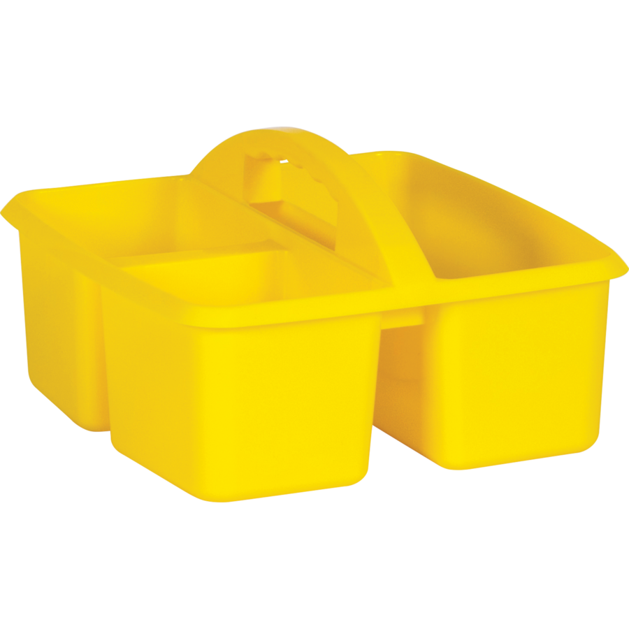 Yellow Plastic Storage Caddies