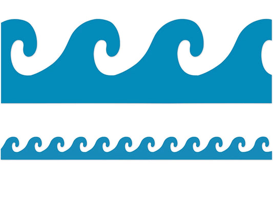Blue Waves Border
