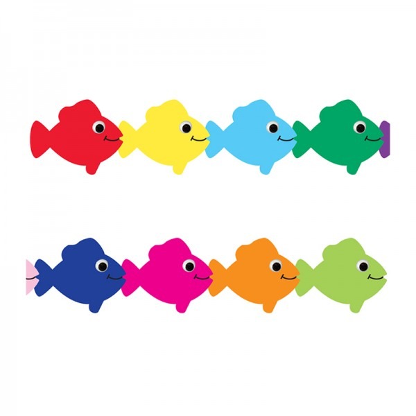 Multicolor Fish Border