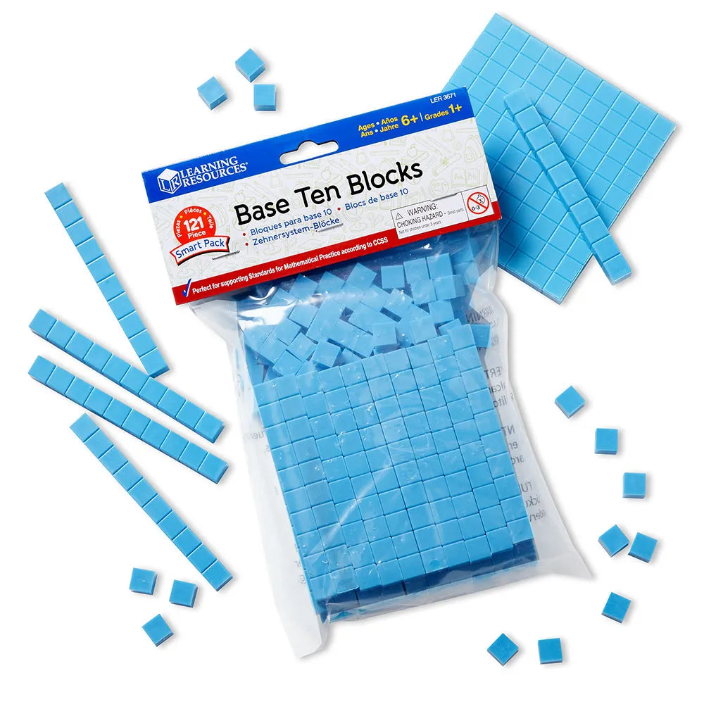 Base Ten Blocks Smart Pack (Set of 121) – The Teacher's Store