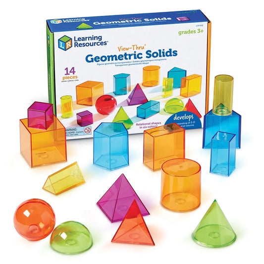 Geometric Solids (Set of 14) View-Thru®