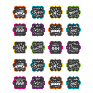 Chalkboard Brights Stickers