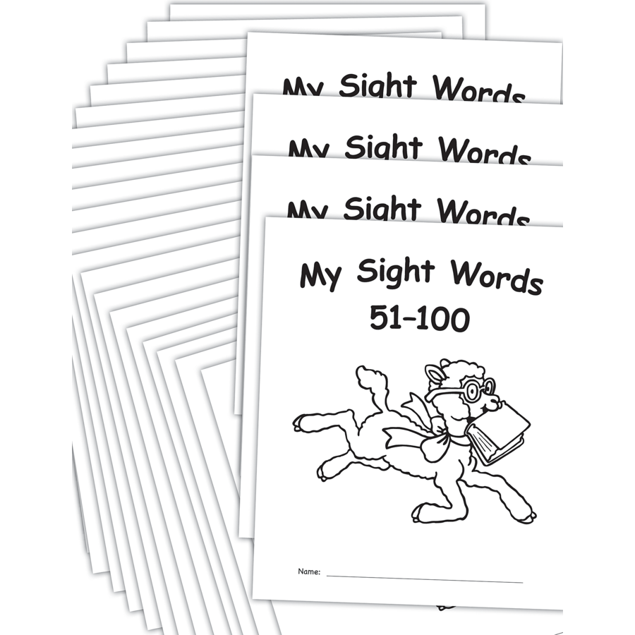 My Own Books: My Sight Words 51-100