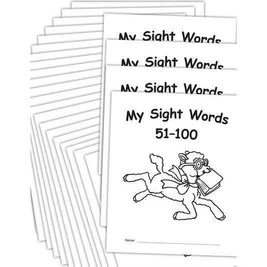 My Own Books: My Sight Words 51-100