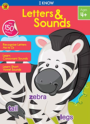 I Know: Letters & Sounds Activity Book Grade PK-2 Paperback   /  Ages 4-8