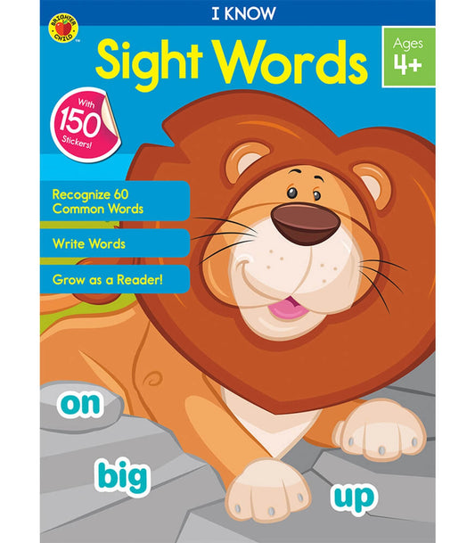 I Know: Sight Words Activity Book Grade PK-2