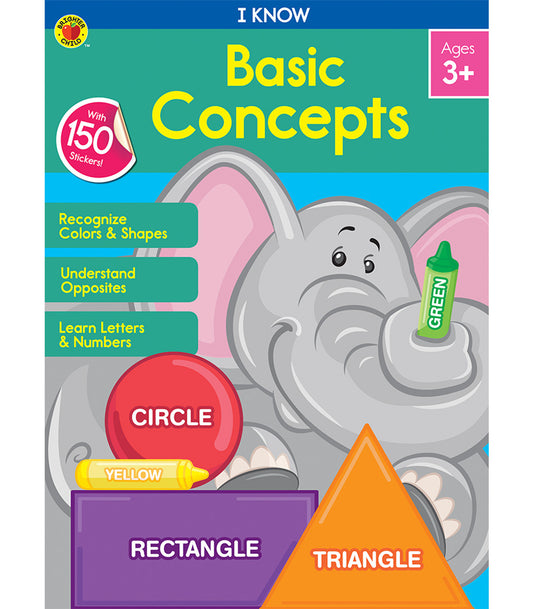Know: Basic Concepts Activity Book Grade Preschool-1
