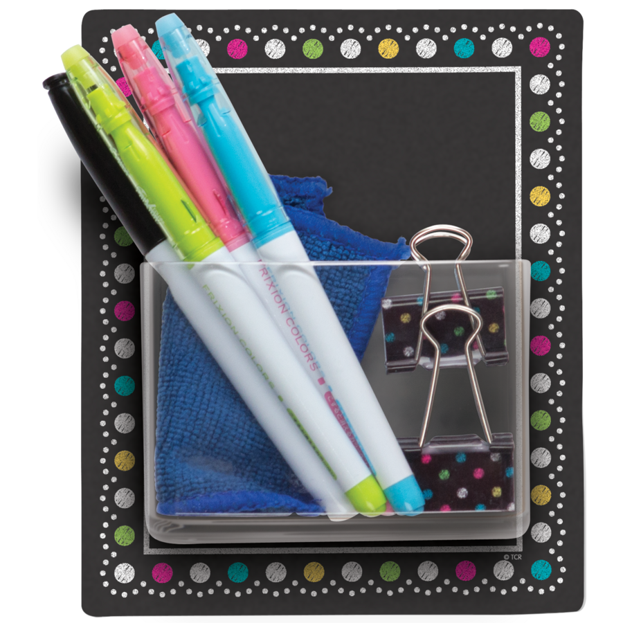 Clingy Thingies Chalkboard Brights Storage Pocket