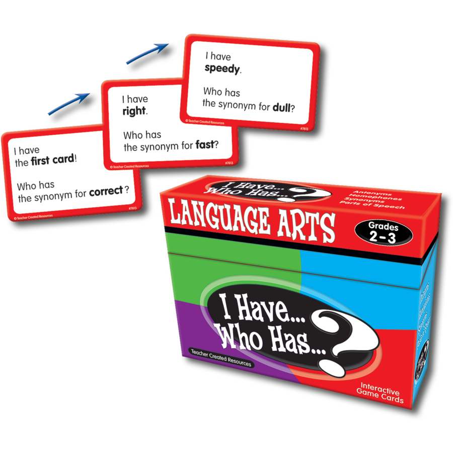 I Have, Who Has Language Arts Game Grade 2-3