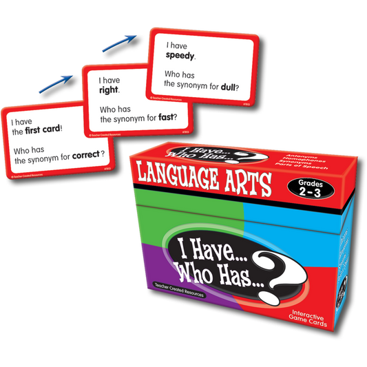 I Have, Who Has Language Arts Game Grade 2-3