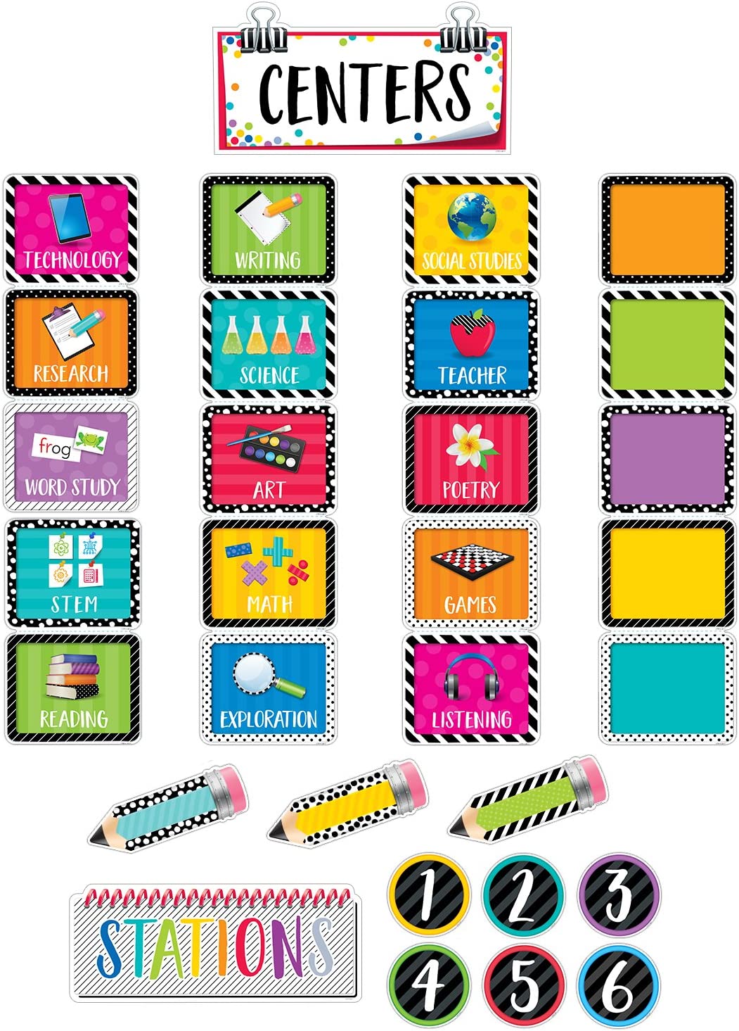 Bold & Bright Classroom Centers