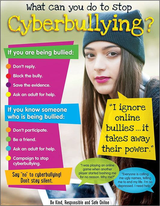 Cyberbullying (Secondary) Learning Chart