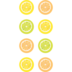 Lemon Zest Mini Stickers