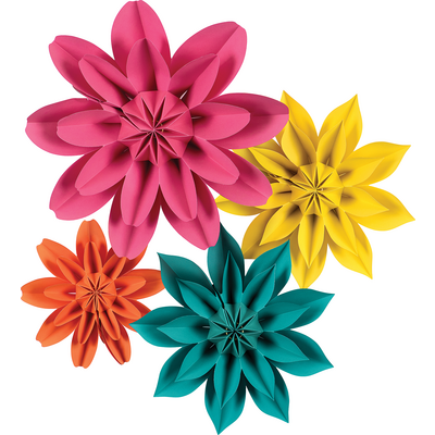 Beautiful Brights Paper Flowers