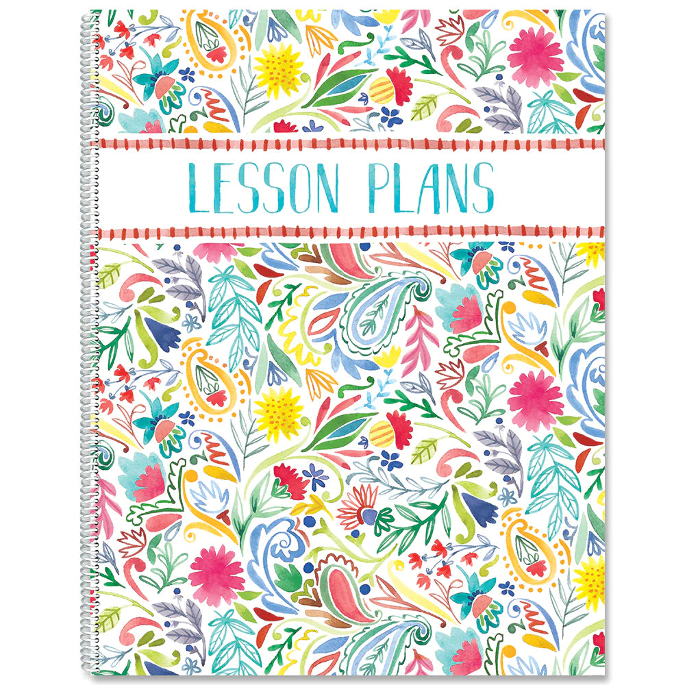 Festive Floral Lesson Plan Book