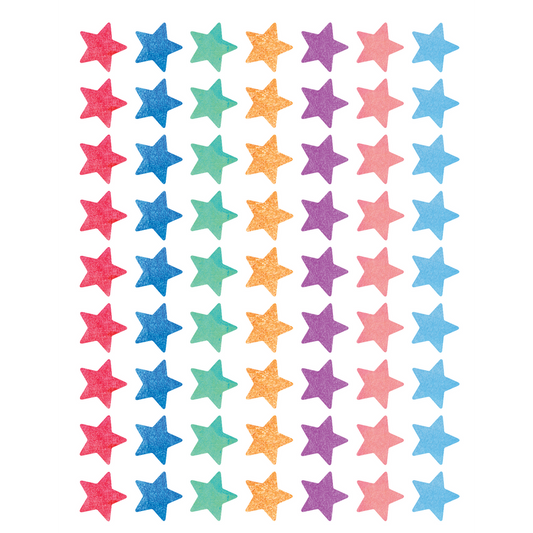 Watercolor Stars Mini Stickers