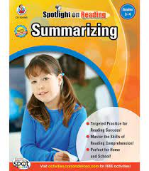 Summarizing Resource Book Grade 3-4 Paperback