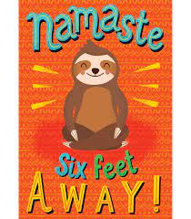 Namaste Six Feet Away! Poster