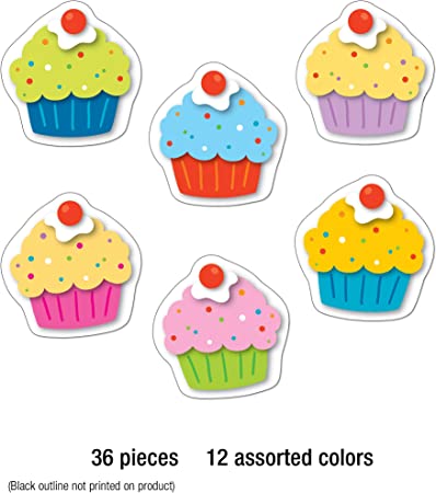 Cupcakes Mini Cutouts