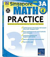 Singapore Math Level 3A Math Practice Workbook Grade 4 Paperback