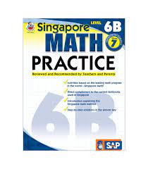 Singapore Math Level 6B Math Practice Workbook Grade 7 Paperback