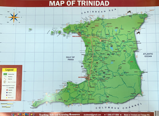 Map of Trinidad