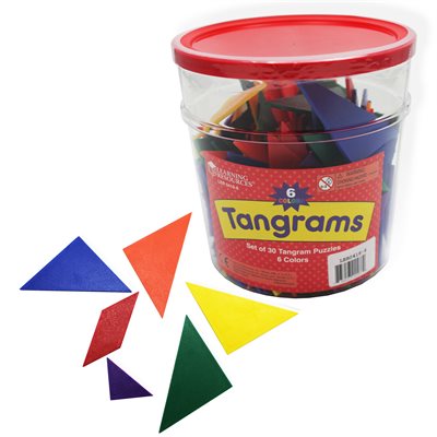Tangrams - 6 Colors