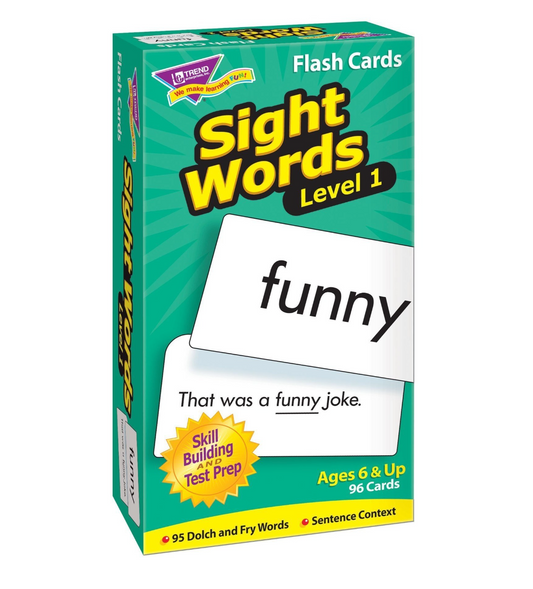 Sight Words - Level 1 Skill Drill Flash Cards