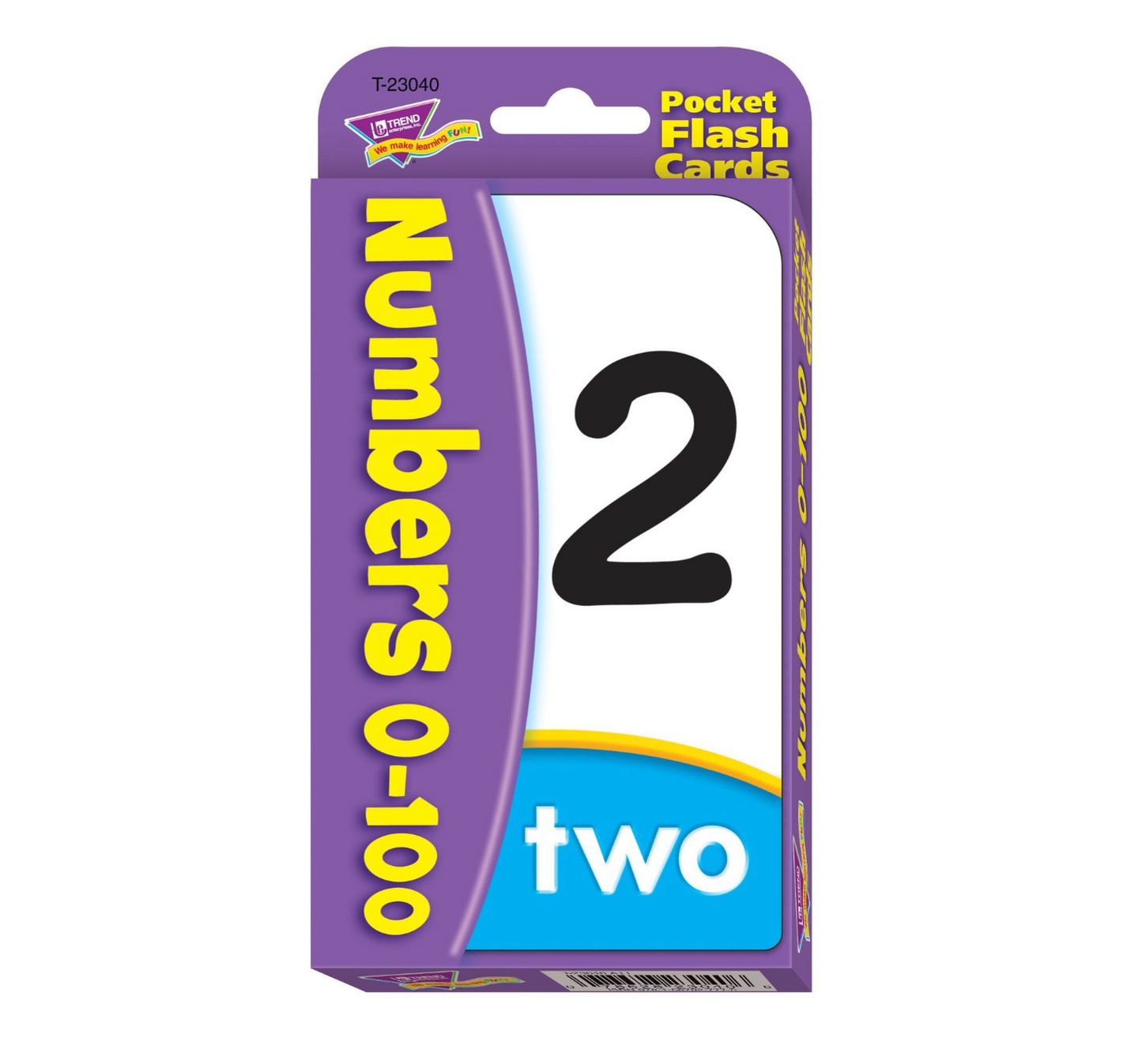 Numbers 0-100 Pocket Flash Cards