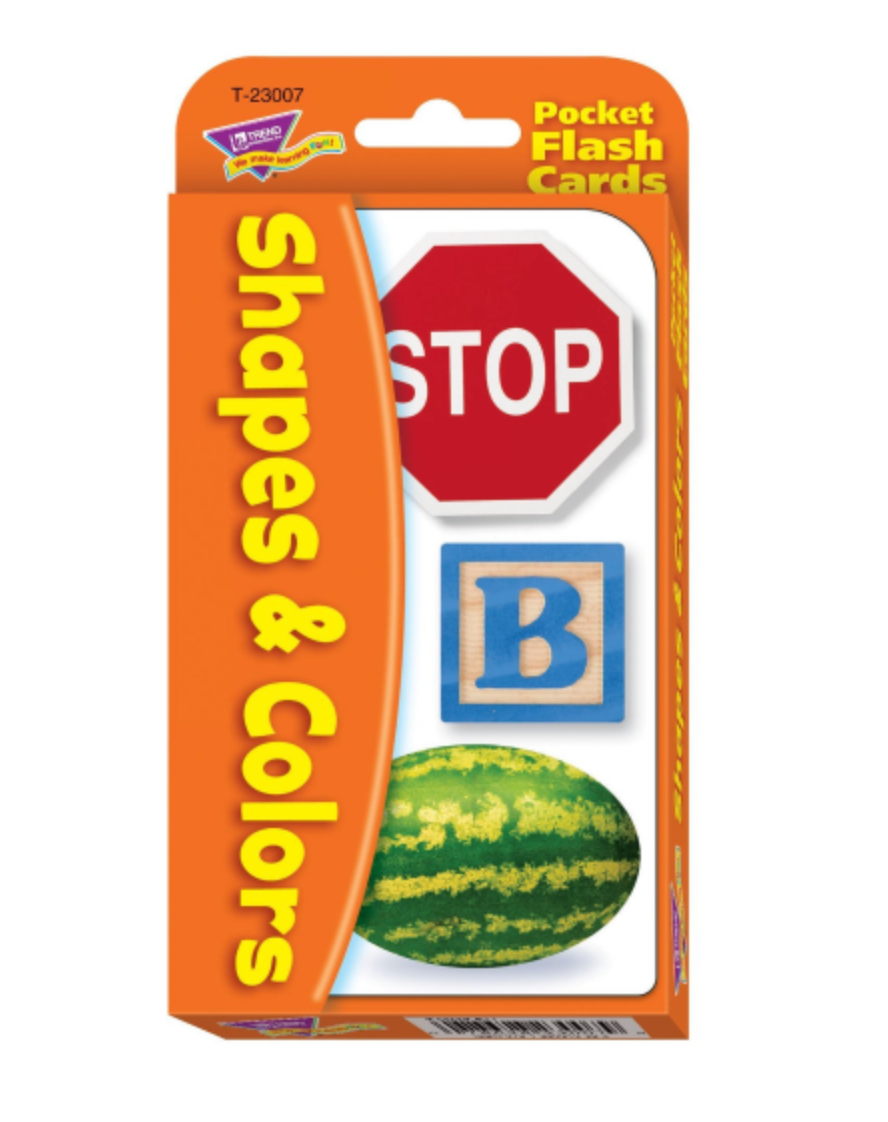 Shapes & Colors Pocket Flash Cards