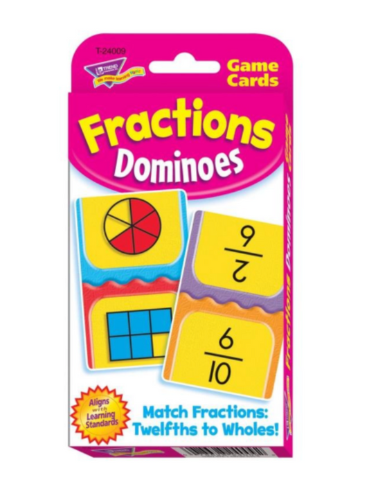 Fractions Dominoes Challenge Cards®